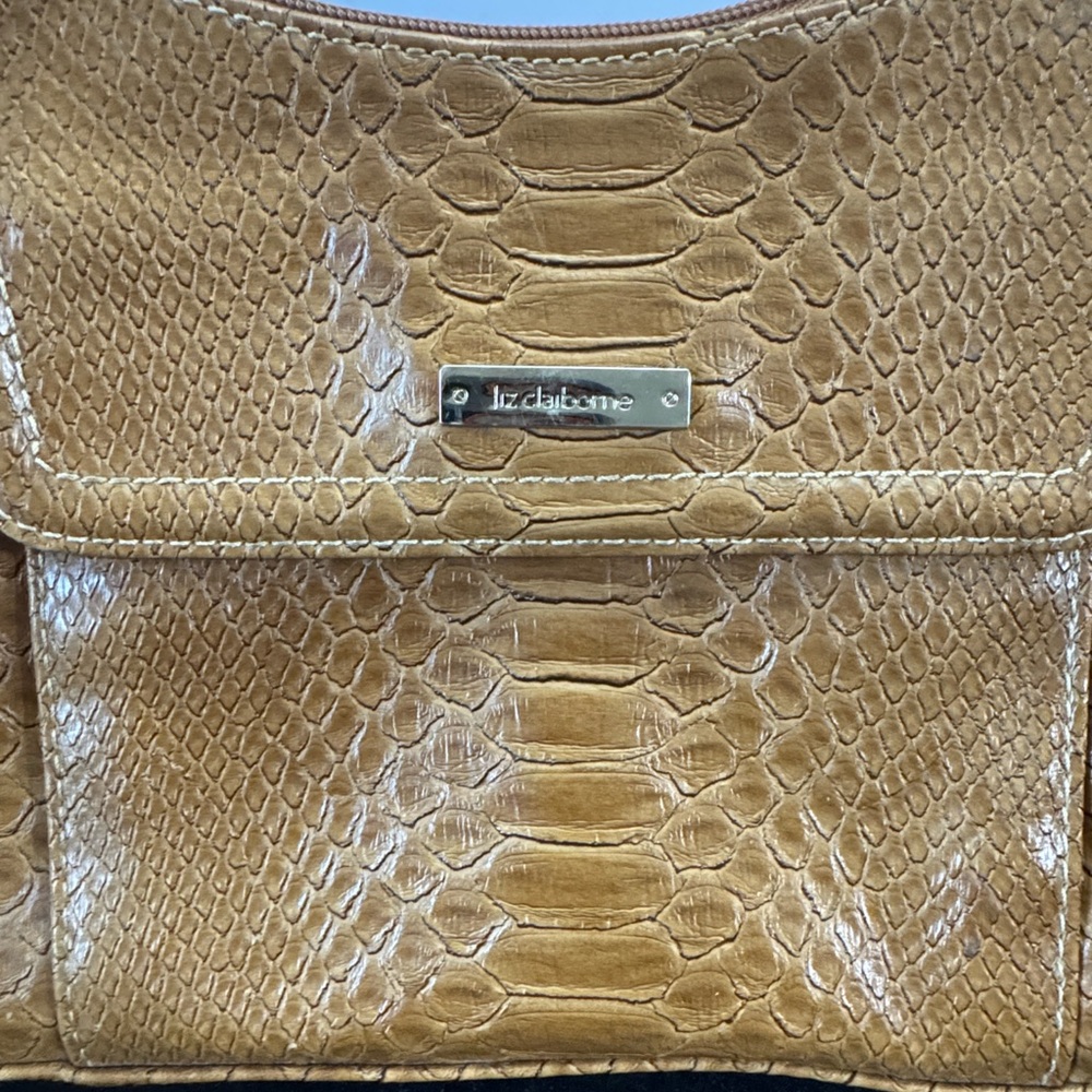 Vintage Brown Liz Claiborne crossbody handbag - Picture 3 of 14